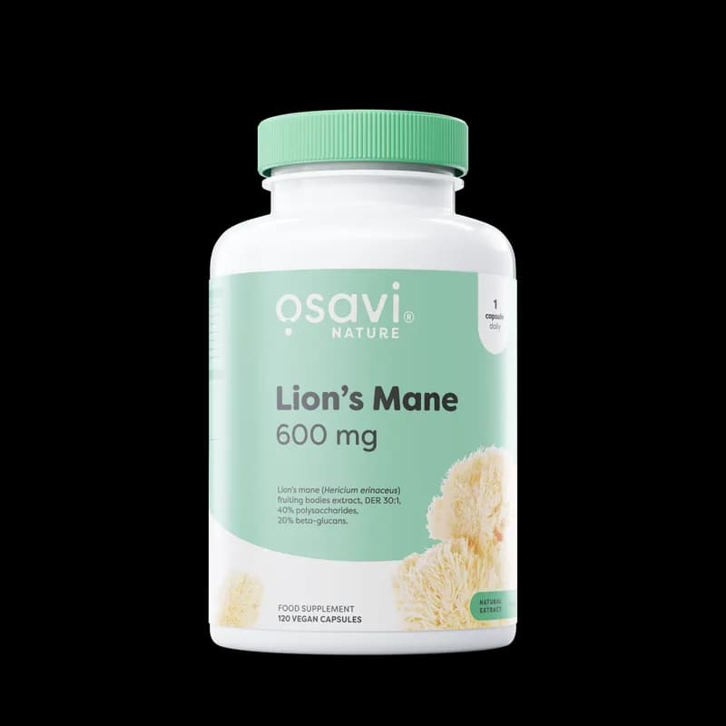 Coama-leului Osavi Lion’s Mane 600 mg, 120 capsule
