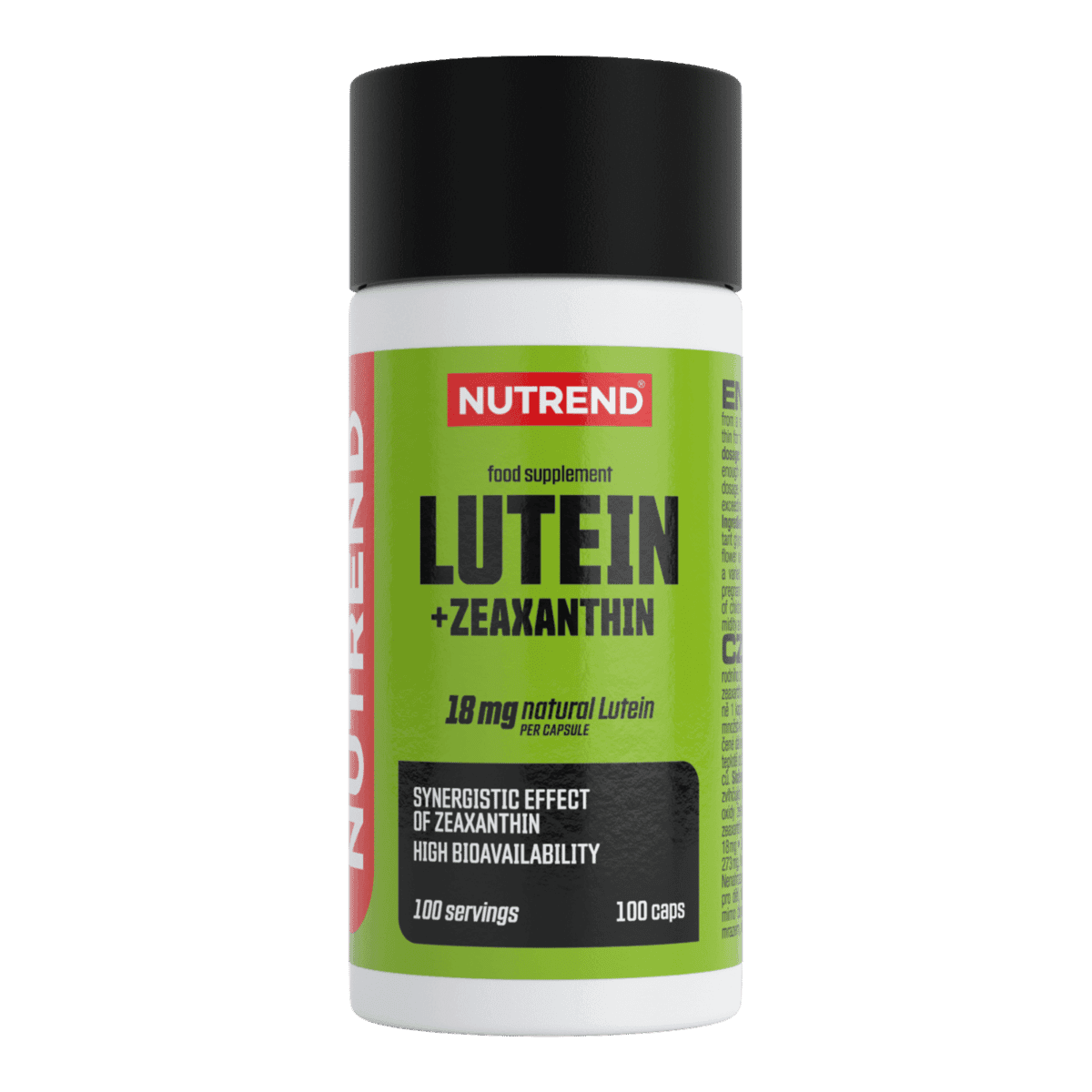 Luteină și zeaxantină Nutrend, 100 capsule