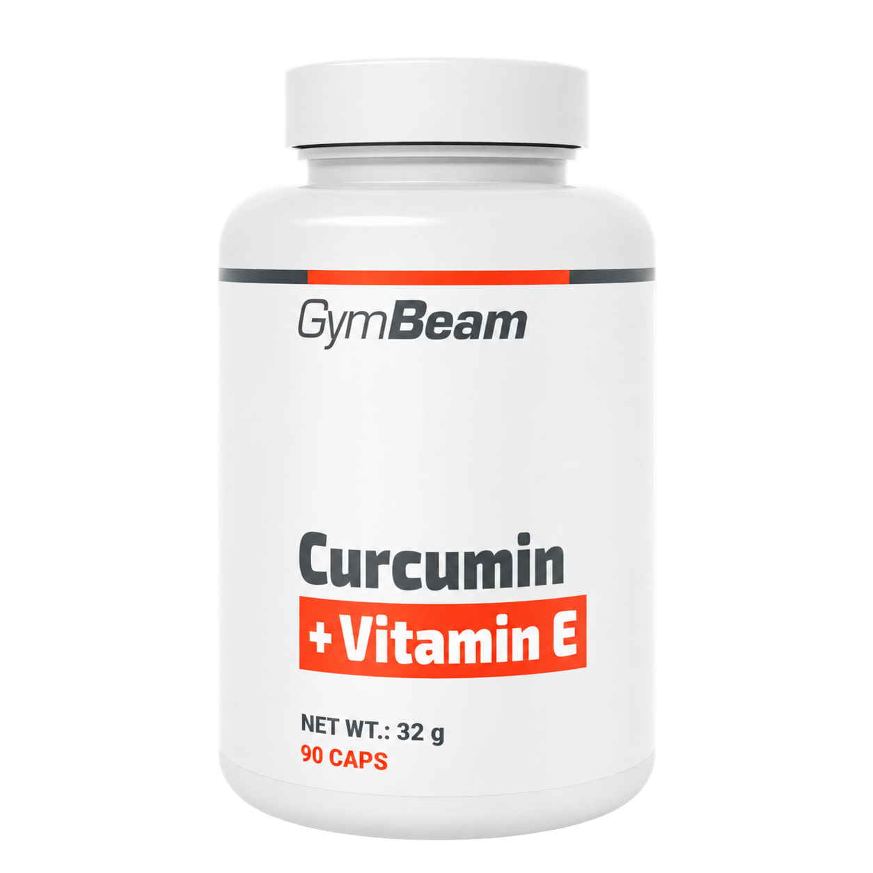 Curcumină GymBeam cu vitamina E și BioPerine, 90 capsule — fotografia produsului