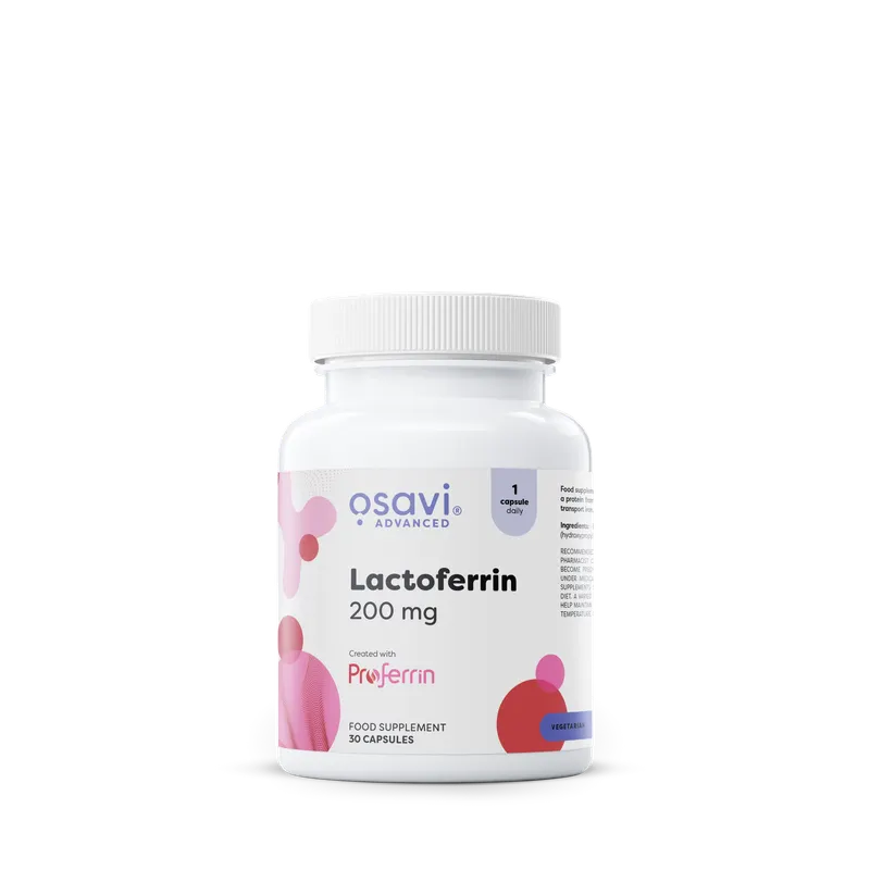 Lactoferină Osavi 200 mg, 30 capsule — produs prezentat în articol