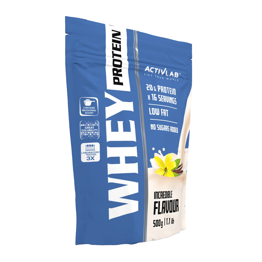Proteină din zer Activlab Whey Protein, 500 g, vanilie