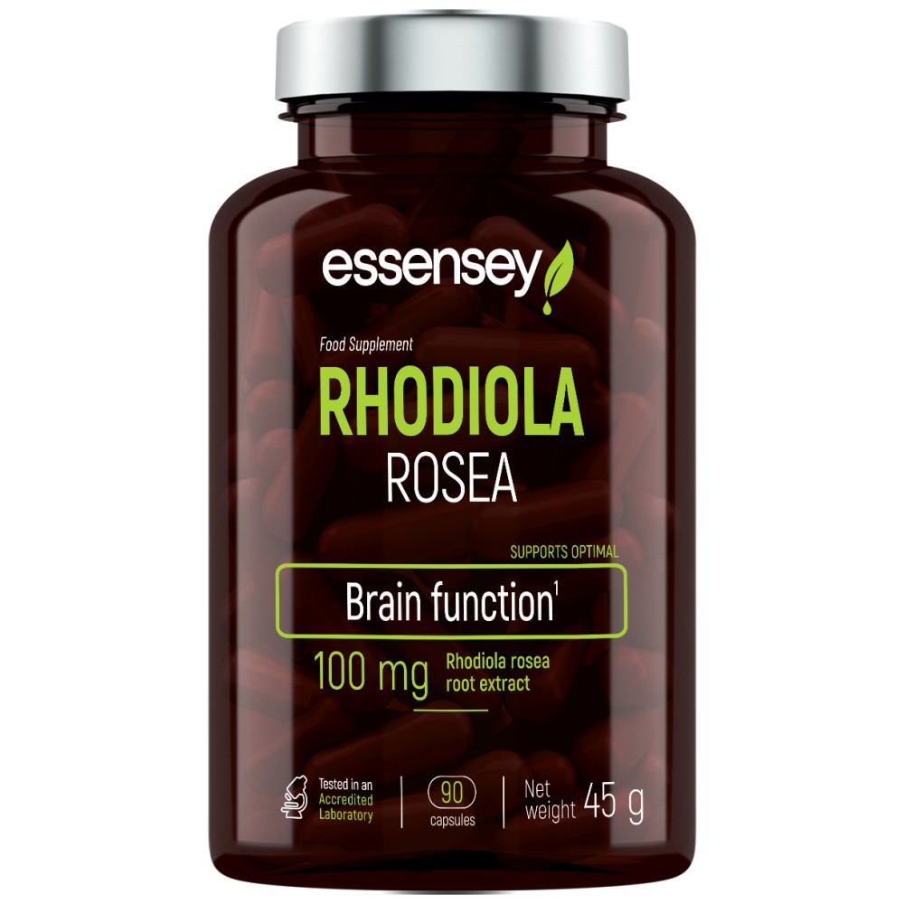 Rhodiola rosea Essensey 100 mg, 90 capsule — fotografia produsului