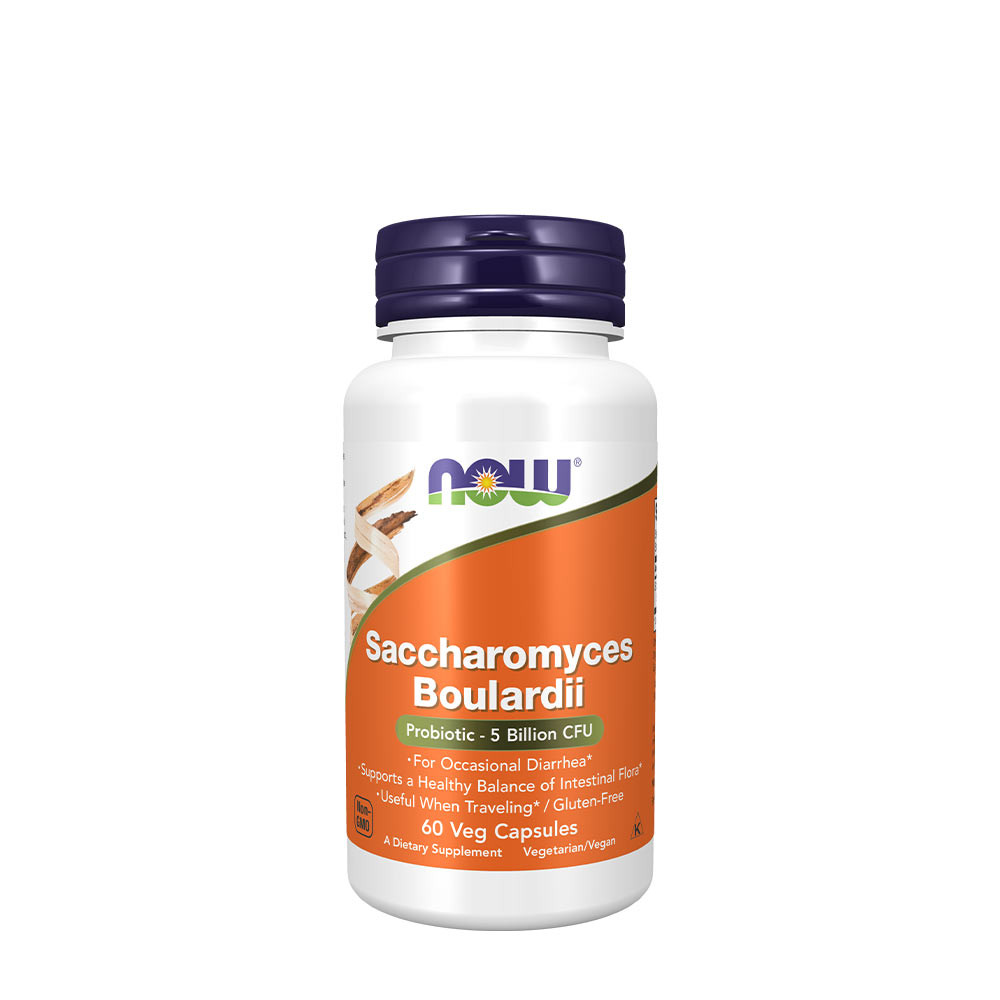 Saccharomyces boulardii NOW Foods, 60 capsule vegetale