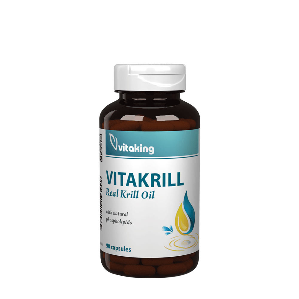 Ulei de krill Vitaking Vitakrill 500 mg, 90 capsule moi — fotografia produsului