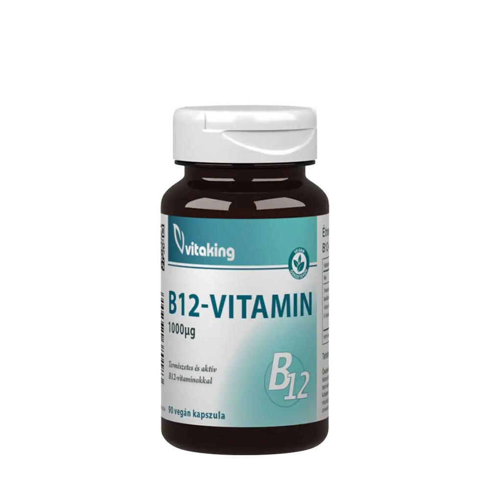 Vitamina B12 activă Vitaking 1.000 µg, 90 capsule — fotografia produsului